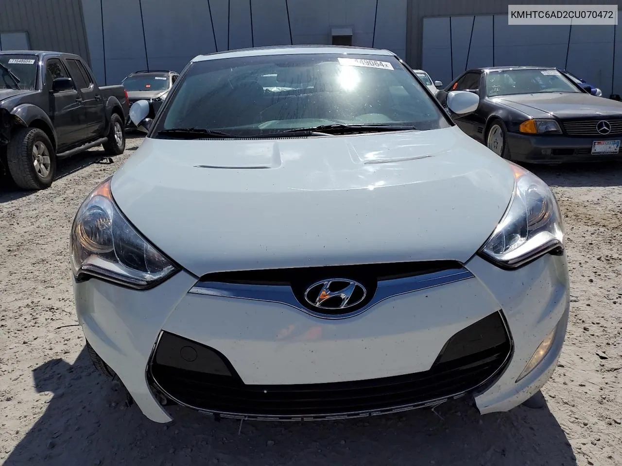 2012 Hyundai Veloster VIN: KMHTC6AD2CU070472 Lot: 71449064