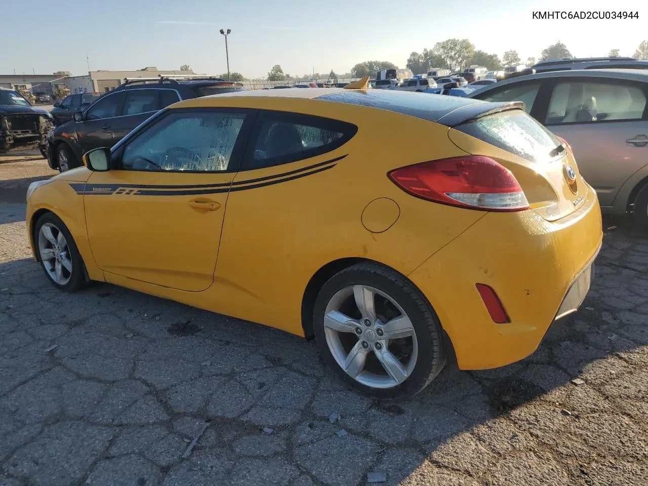 2012 Hyundai Veloster VIN: KMHTC6AD2CU034944 Lot: 72098654