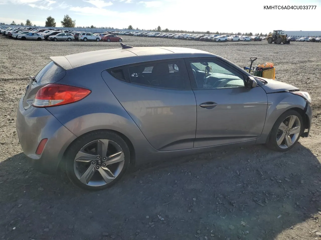 2012 Hyundai Veloster VIN: KMHTC6AD4CU033777 Lot: 72250544