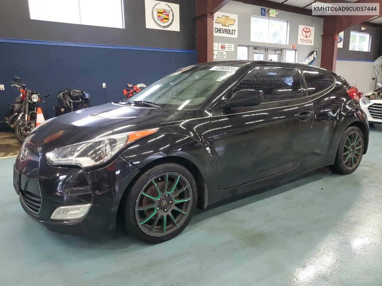 2012 Hyundai Veloster VIN: KMHTC6AD9CU057444 Lot: 72360524