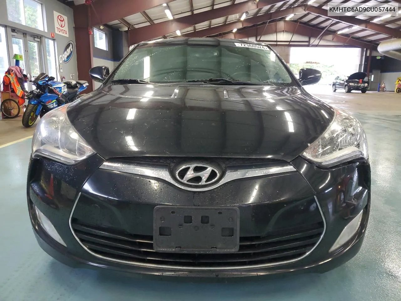 2012 Hyundai Veloster VIN: KMHTC6AD9CU057444 Lot: 72360524