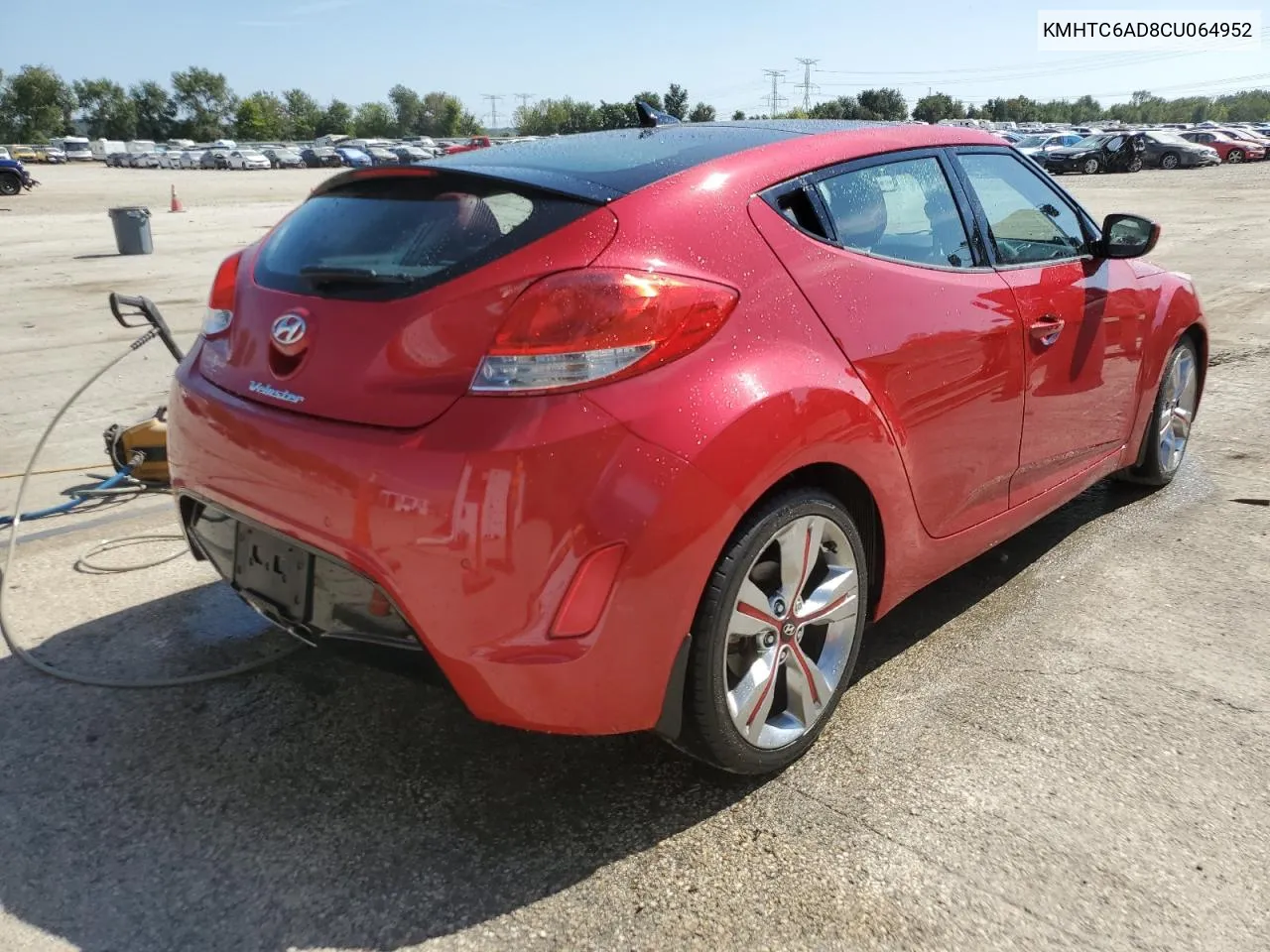 2012 Hyundai Veloster VIN: KMHTC6AD8CU064952 Lot: 72467074