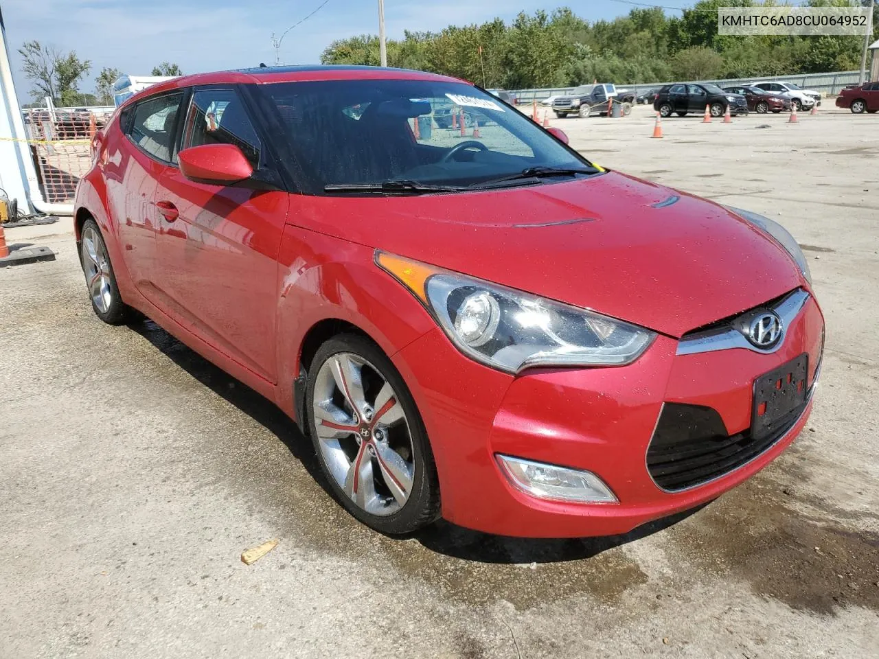 2012 Hyundai Veloster VIN: KMHTC6AD8CU064952 Lot: 72467074