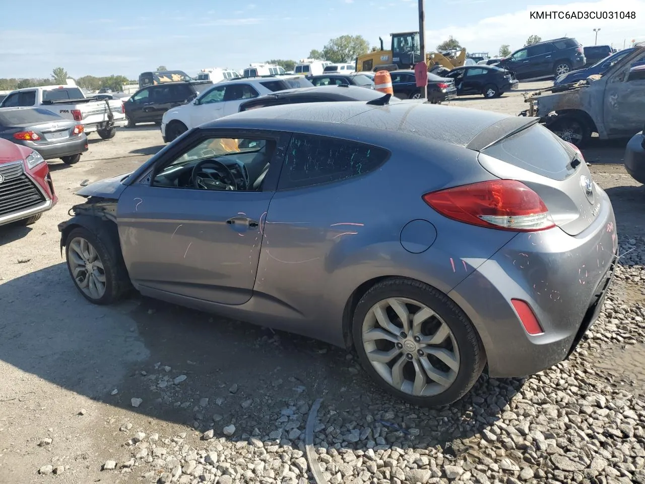 2012 Hyundai Veloster VIN: KMHTC6AD3CU031048 Lot: 72623794