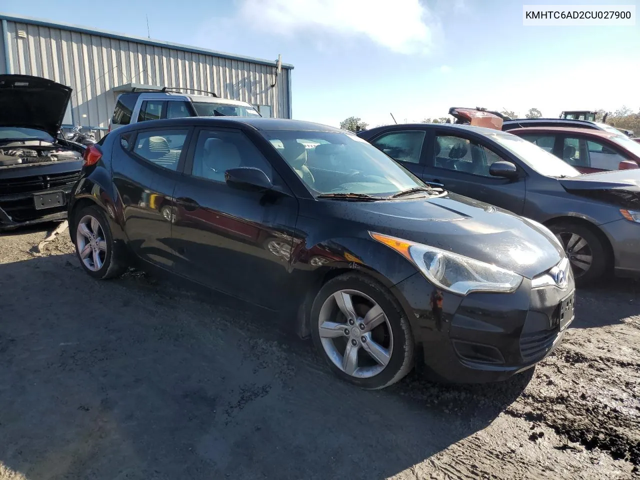 2012 Hyundai Veloster VIN: KMHTC6AD2CU027900 Lot: 73605714