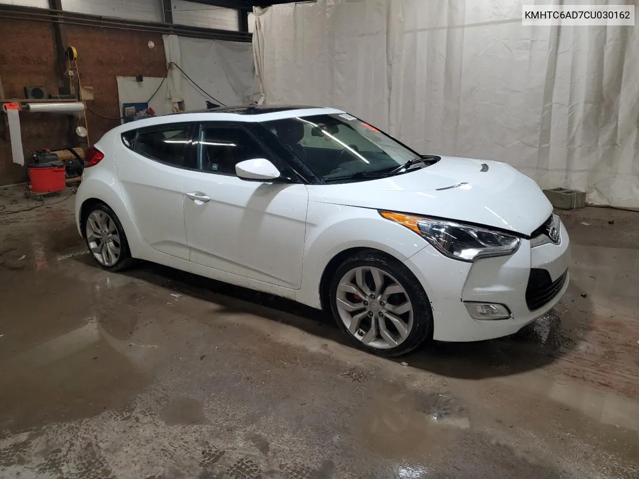 2012 Hyundai Veloster VIN: KMHTC6AD7CU030162 Lot: 73692164