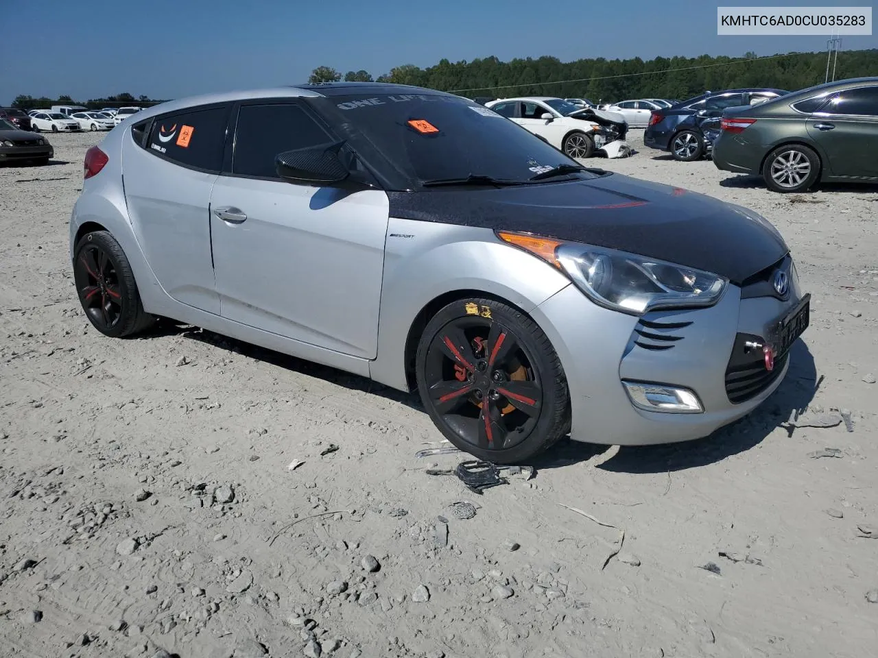 2012 Hyundai Veloster VIN: KMHTC6AD0CU035283 Lot: 74101084