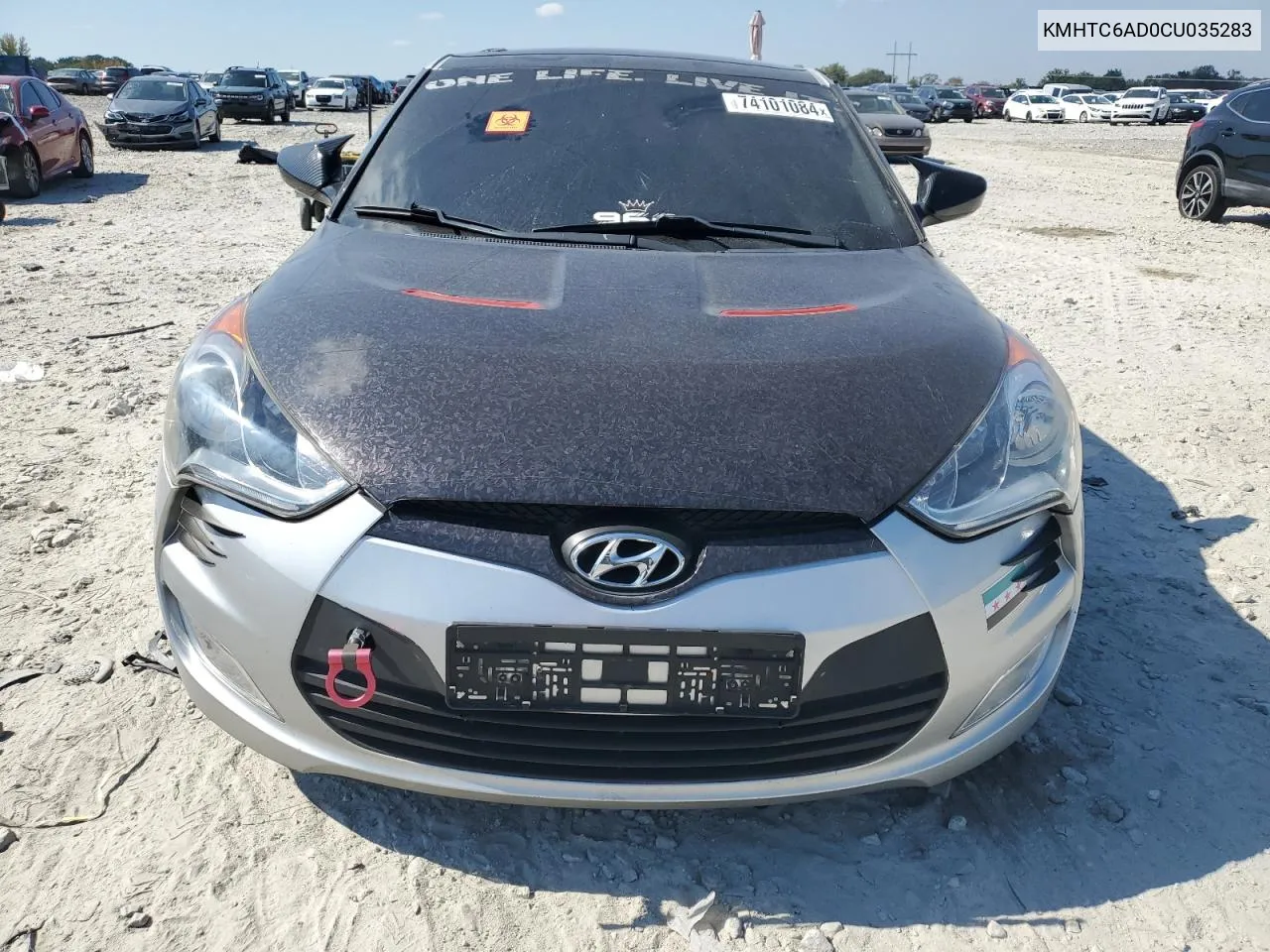 2012 Hyundai Veloster VIN: KMHTC6AD0CU035283 Lot: 74101084