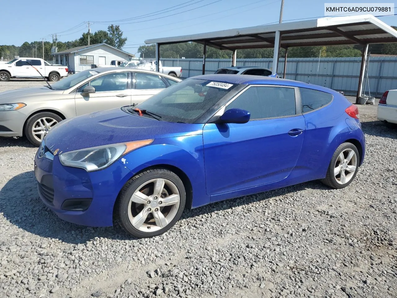 KMHTC6AD9CU079881 2012 Hyundai Veloster