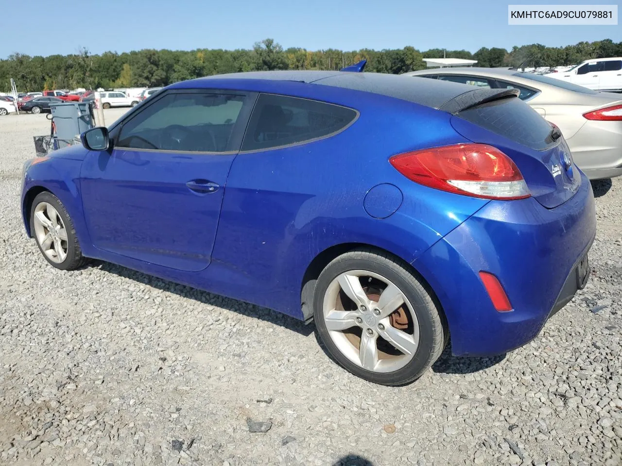 2012 Hyundai Veloster VIN: KMHTC6AD9CU079881 Lot: 75050484