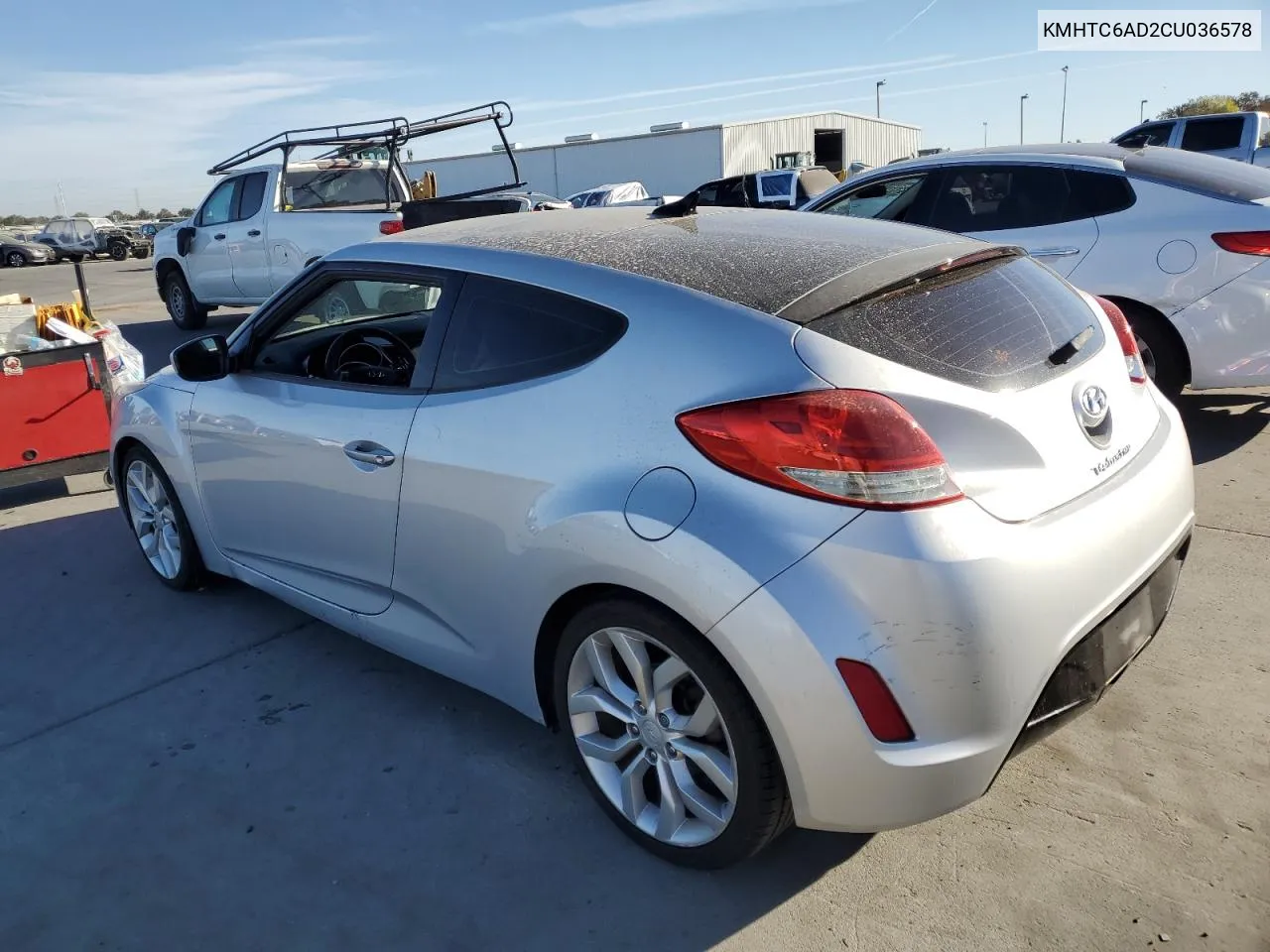 2012 Hyundai Veloster VIN: KMHTC6AD2CU036578 Lot: 75560544