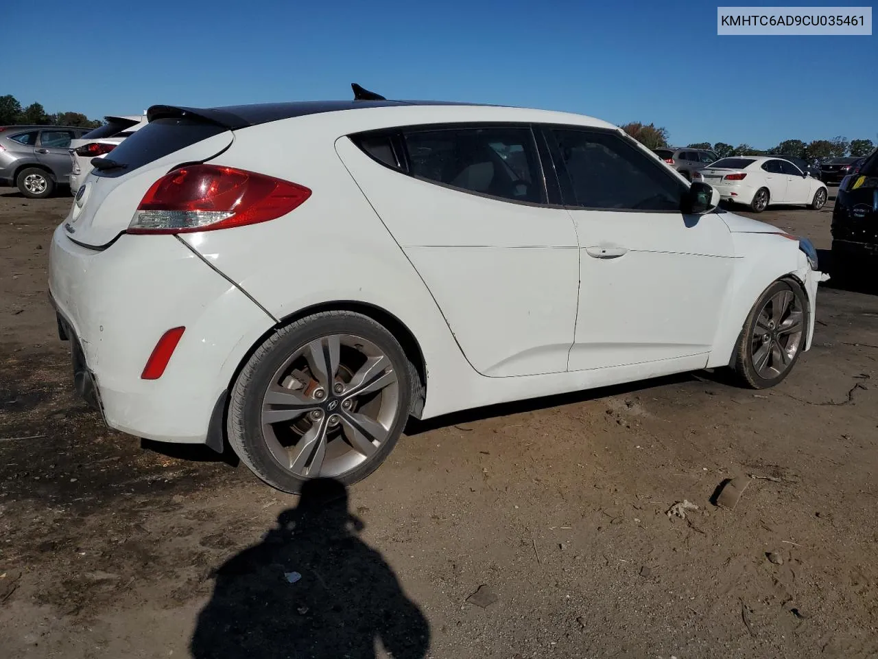 2012 Hyundai Veloster VIN: KMHTC6AD9CU035461 Lot: 75649334