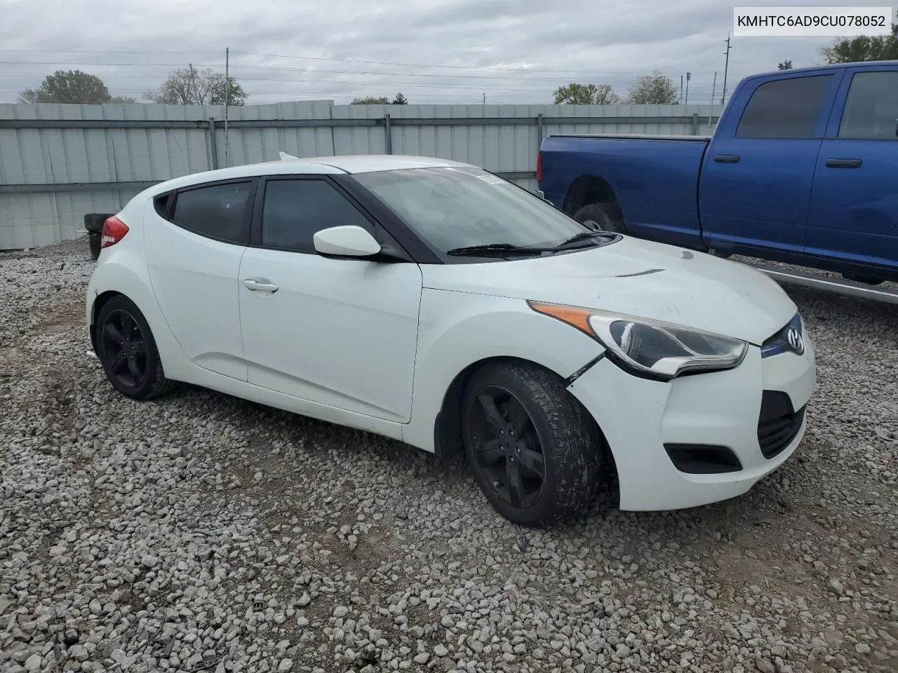 KMHTC6AD9CU078052 2012 Hyundai Veloster