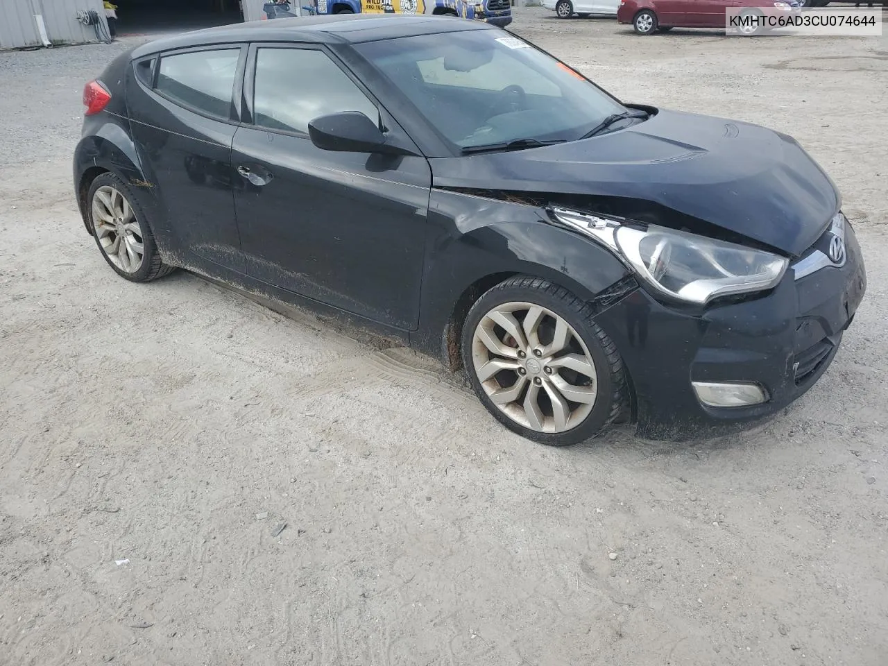 2012 Hyundai Veloster VIN: KMHTC6AD3CU074644 Lot: 76094904