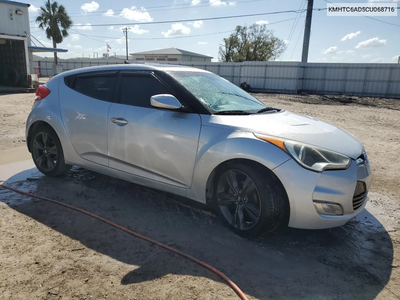 KMHTC6AD5CU068716 2012 Hyundai Veloster