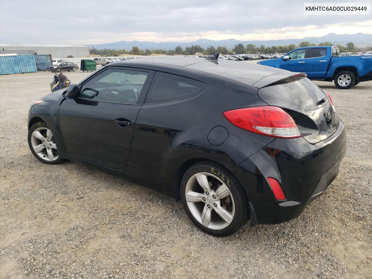 2012 Hyundai Veloster VIN: KMHTC6AD0CU029449 Lot: 77355184