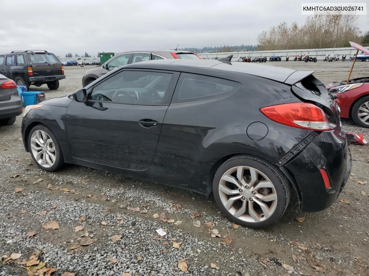 KMHTC6AD3CU026741 2012 Hyundai Veloster