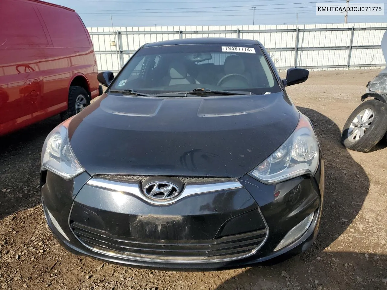 KMHTC6AD3CU071775 2012 Hyundai Veloster