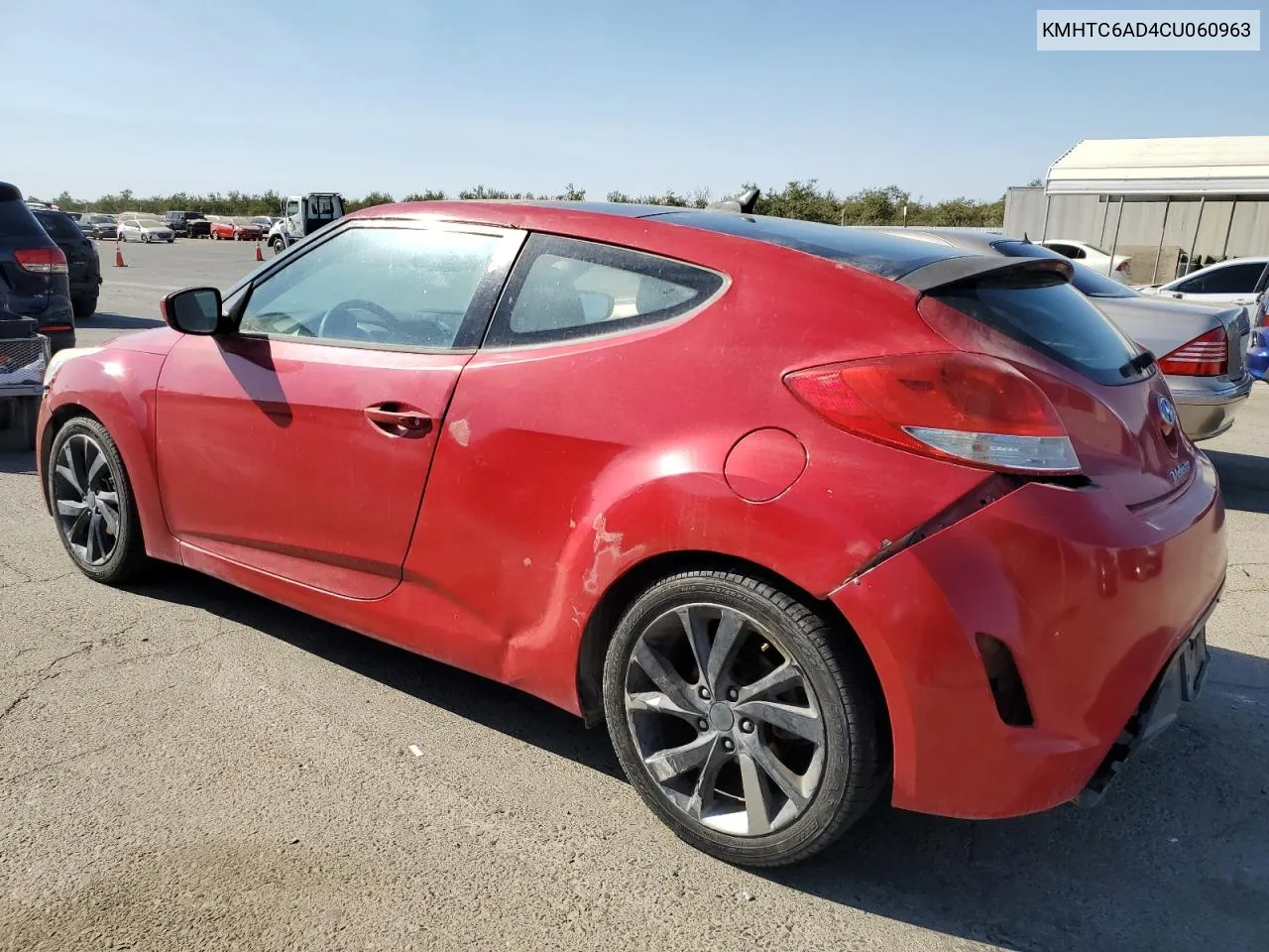 2012 Hyundai Veloster VIN: KMHTC6AD4CU060963 Lot: 78530334