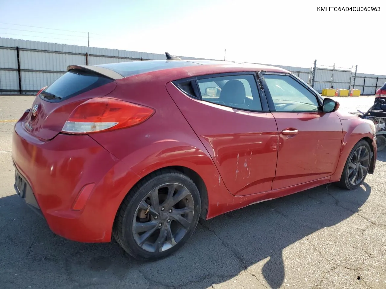 2012 Hyundai Veloster VIN: KMHTC6AD4CU060963 Lot: 78530334