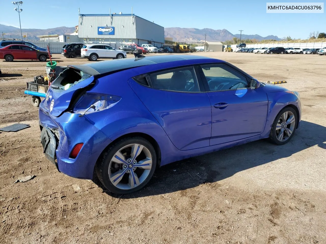 2012 Hyundai Veloster VIN: KMHTC6AD4CU063796 Lot: 78921154