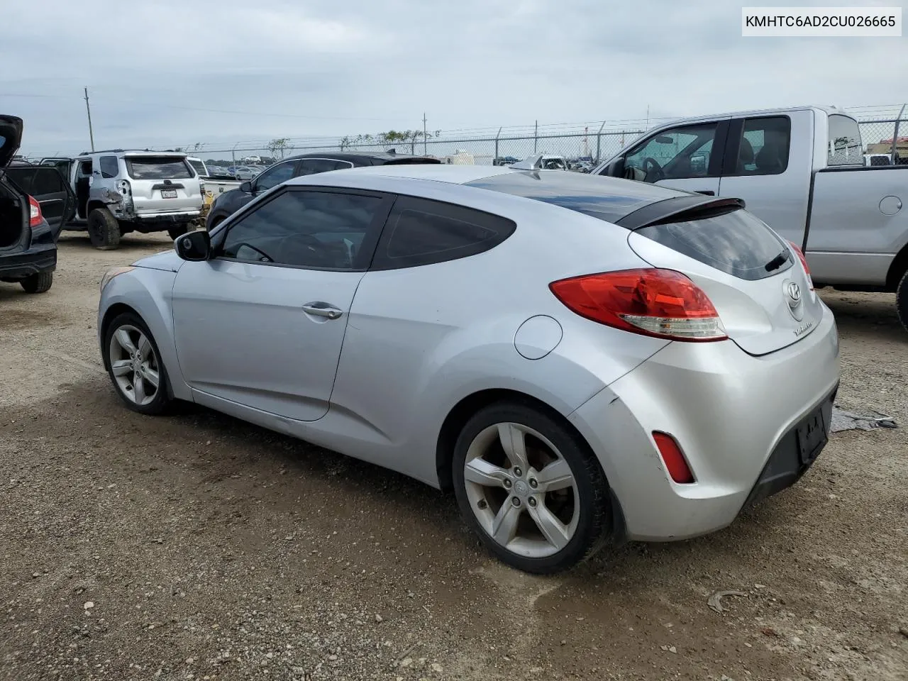 2012 Hyundai Veloster VIN: KMHTC6AD2CU026665 Lot: 79286964