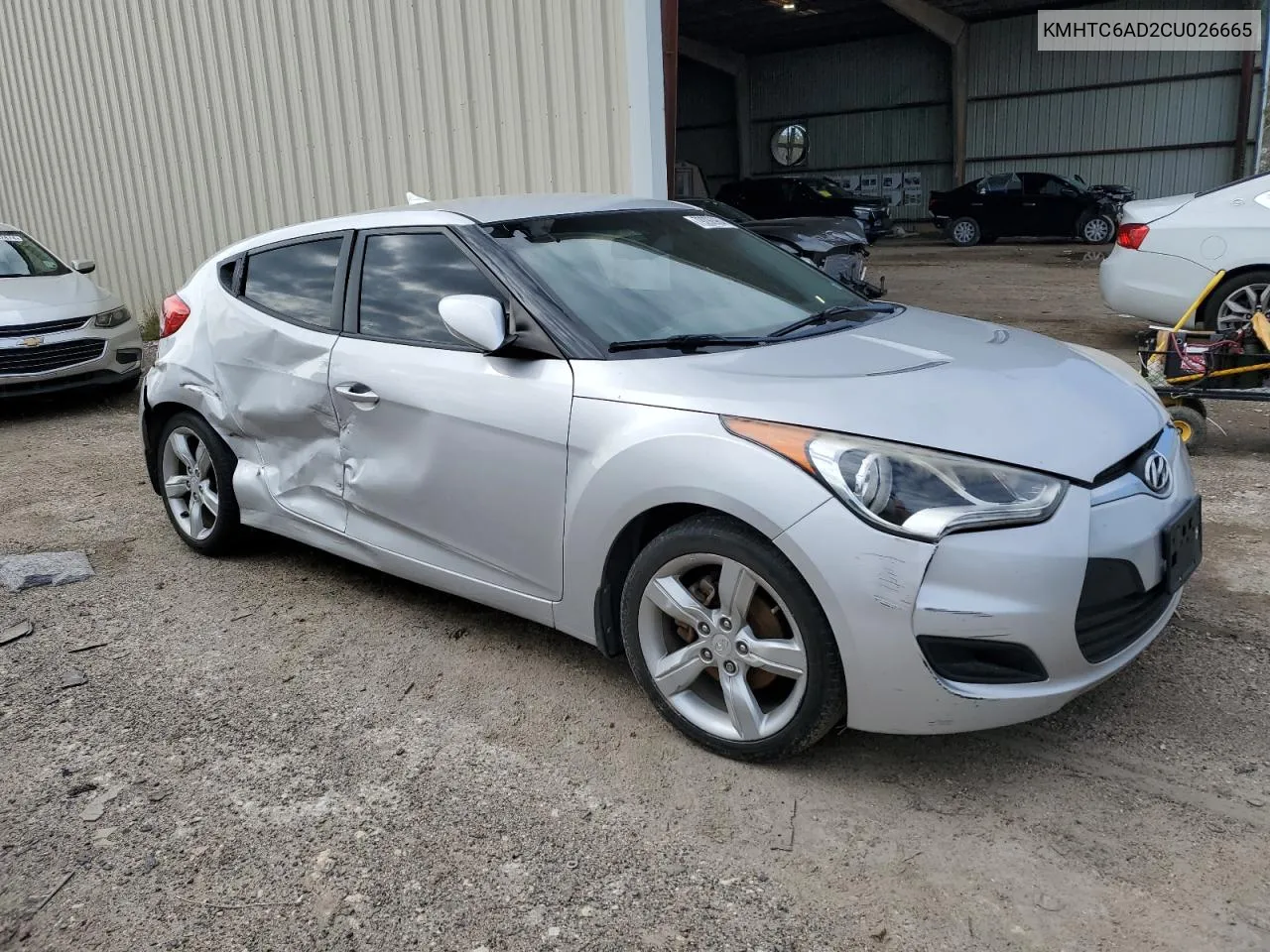 2012 Hyundai Veloster VIN: KMHTC6AD2CU026665 Lot: 79286964