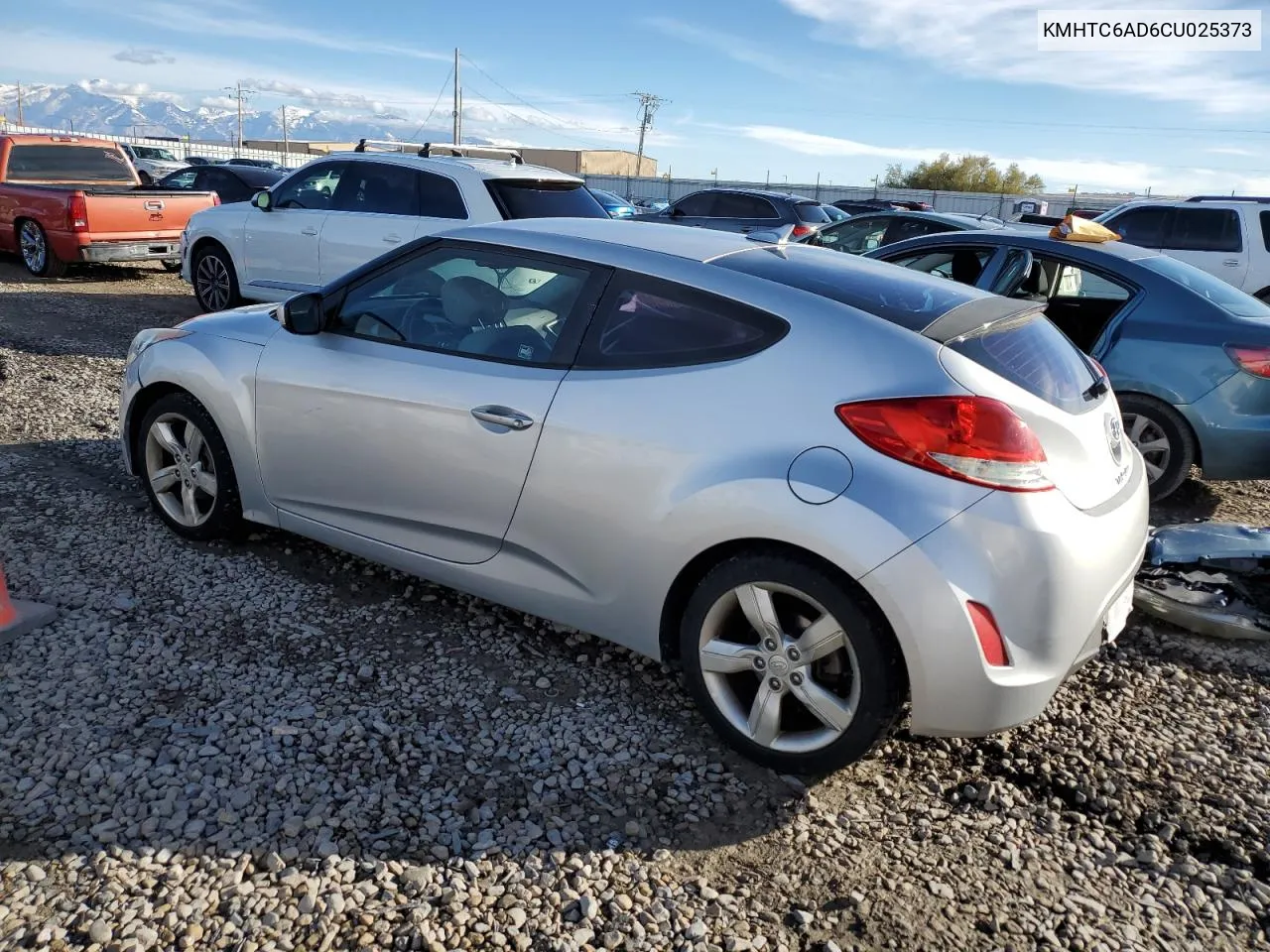 2012 Hyundai Veloster VIN: KMHTC6AD6CU025373 Lot: 79322884