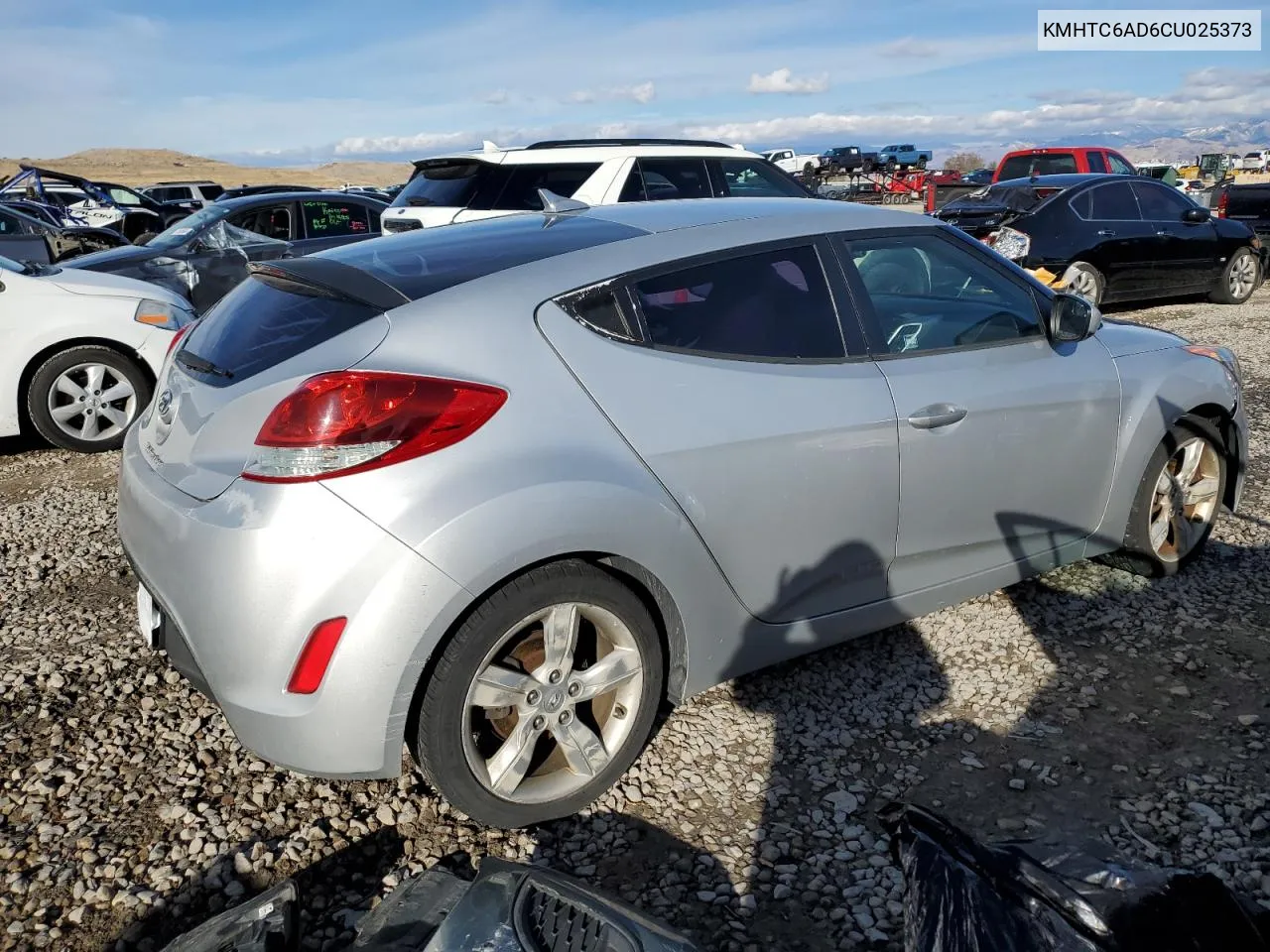 2012 Hyundai Veloster VIN: KMHTC6AD6CU025373 Lot: 79322884