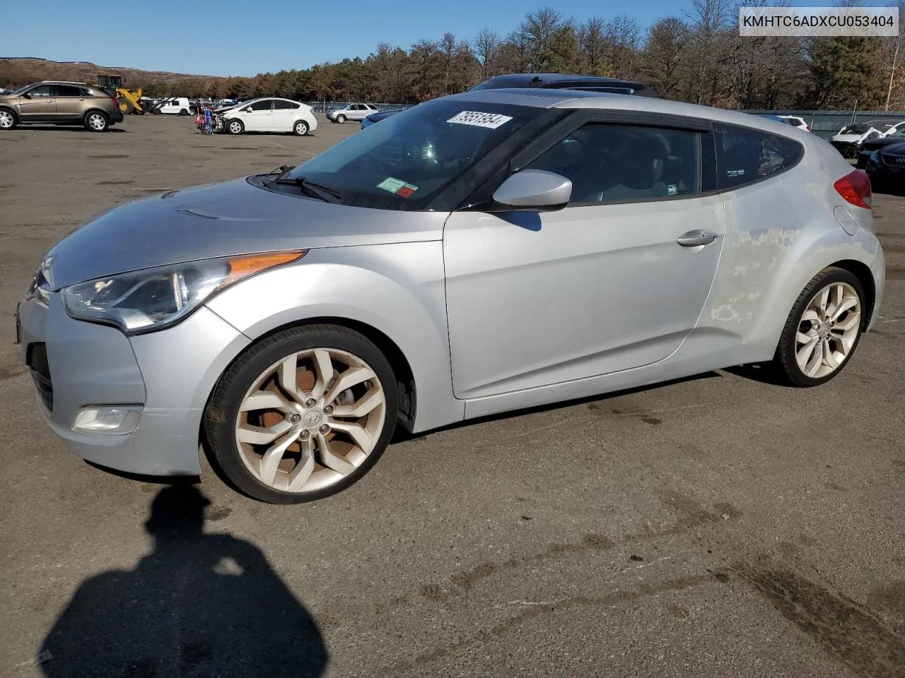 2012 Hyundai Veloster VIN: KMHTC6ADXCU053404 Lot: 79551954