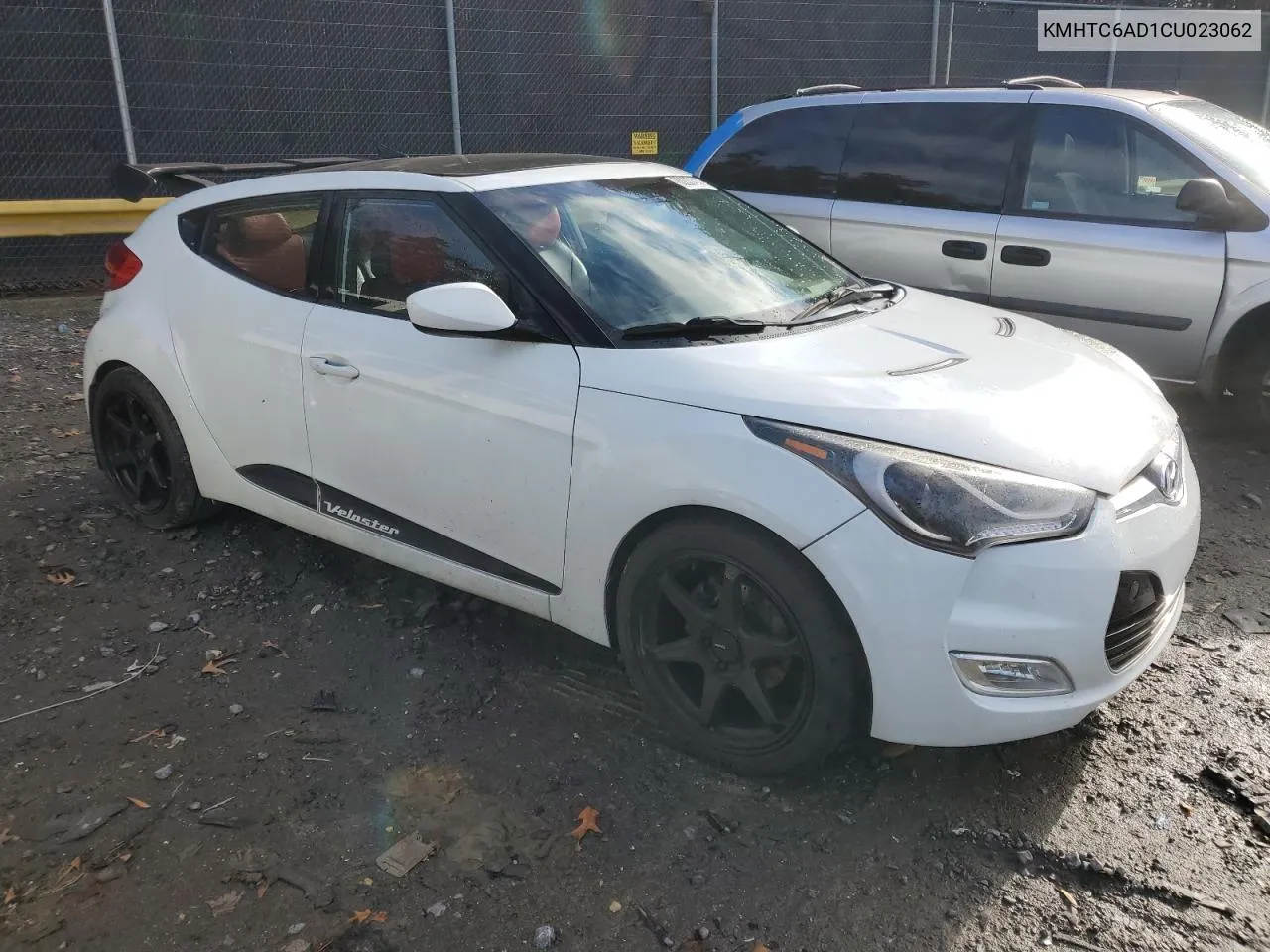 2012 Hyundai Veloster VIN: KMHTC6AD1CU023062 Lot: 80237414