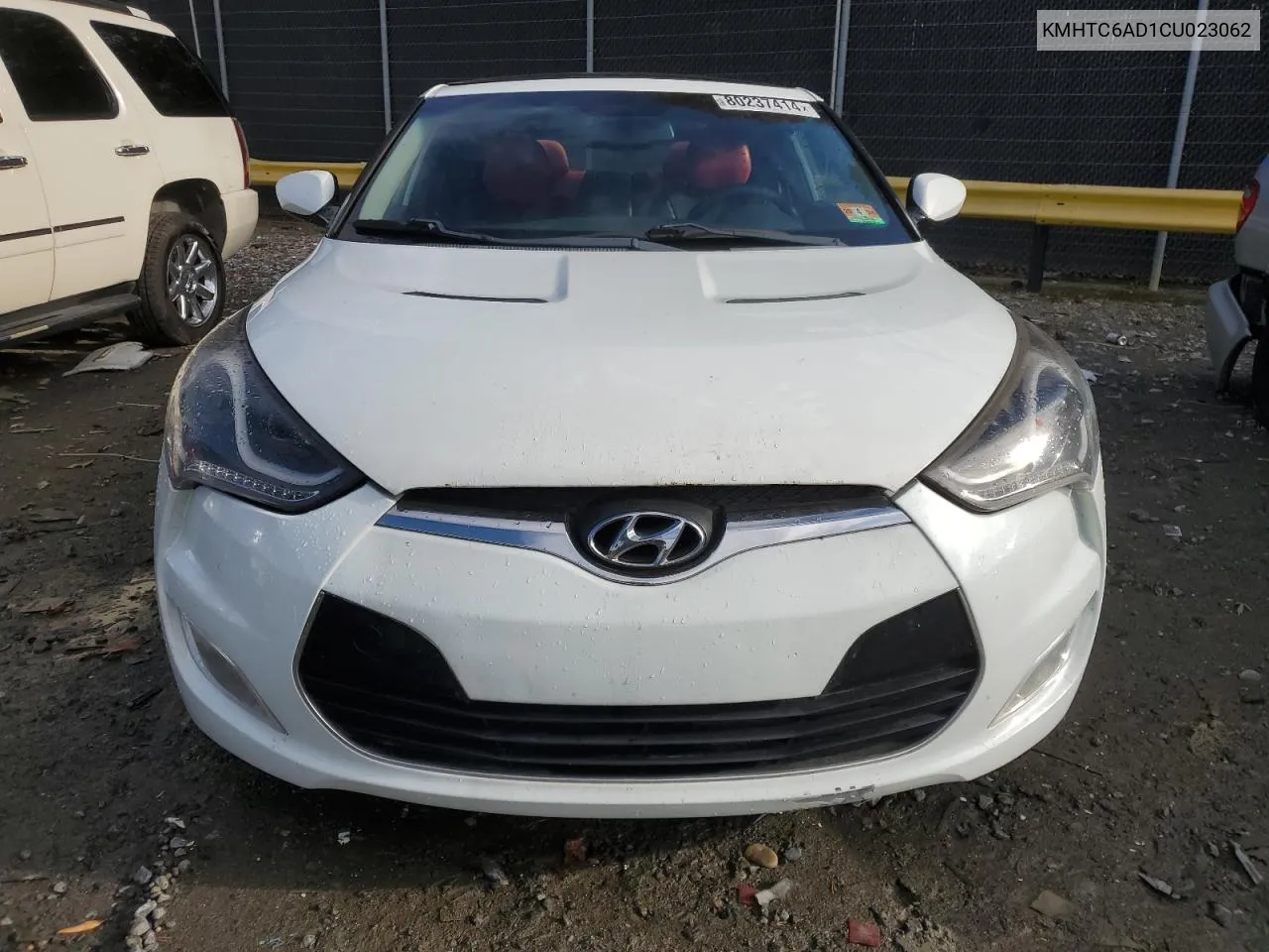 2012 Hyundai Veloster VIN: KMHTC6AD1CU023062 Lot: 80237414