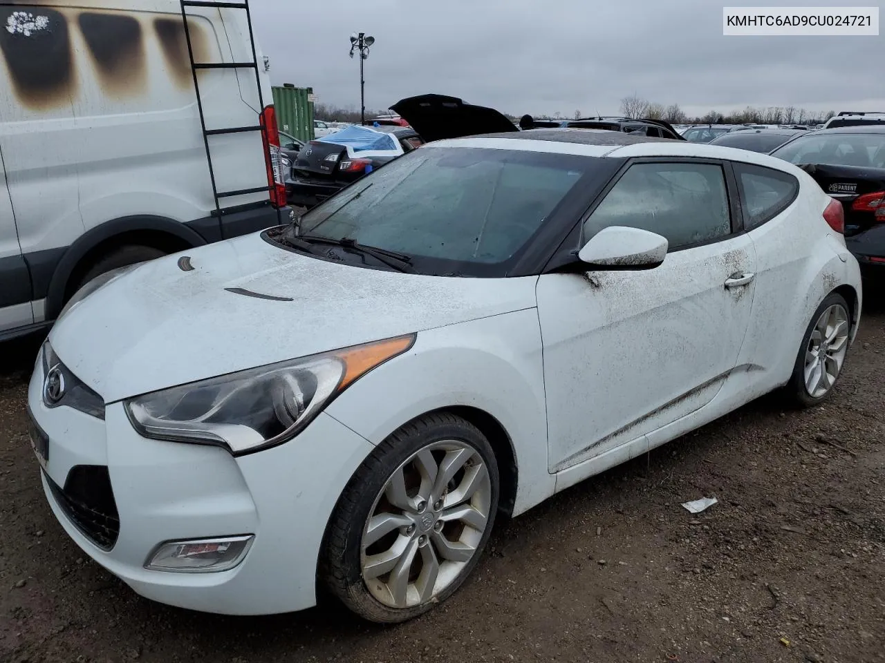 2012 Hyundai Veloster VIN: KMHTC6AD9CU024721 Lot: 80890084