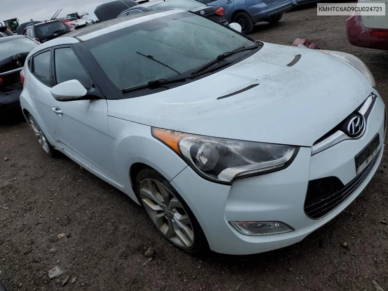 2012 Hyundai Veloster VIN: KMHTC6AD9CU024721 Lot: 80890084