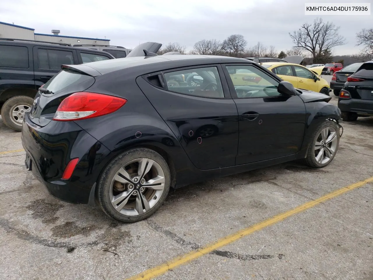 2013 Hyundai Veloster VIN: KMHTC6AD4DU175936 Lot: 44599443