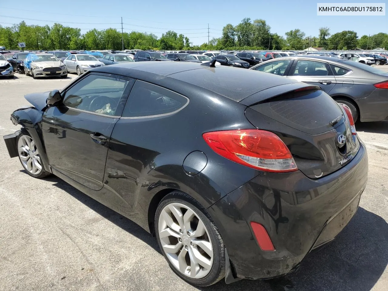 2013 Hyundai Veloster VIN: KMHTC6AD8DU175812 Lot: 53286313