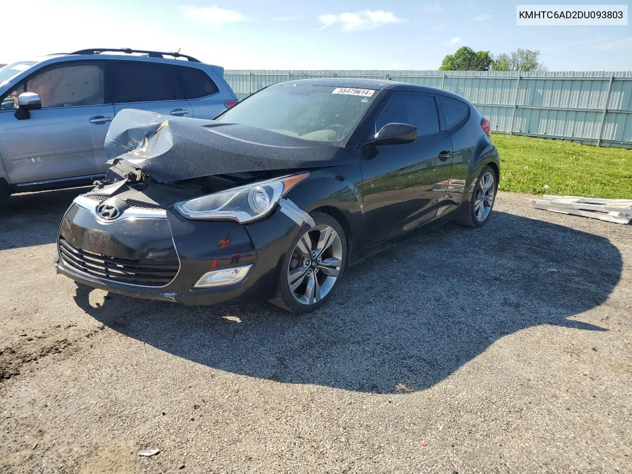 2013 Hyundai Veloster VIN: KMHTC6AD2DU093803 Lot: 55479614