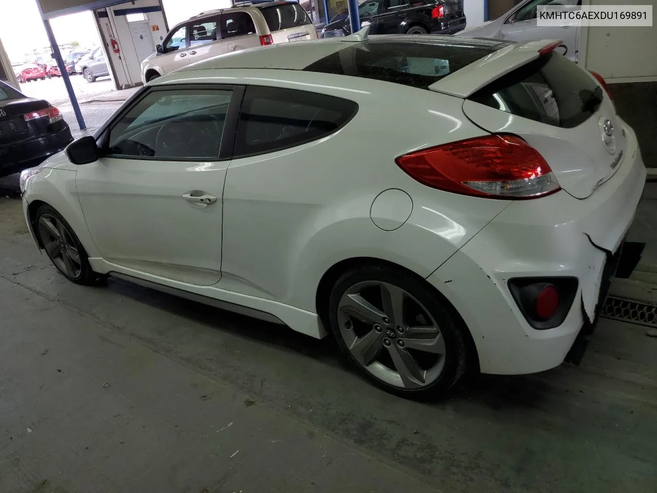 2013 Hyundai Veloster Turbo VIN: KMHTC6AEXDU169891 Lot: 56524893