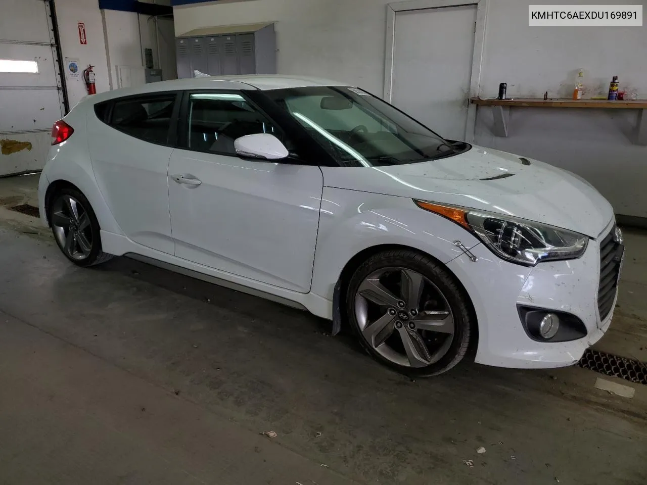 2013 Hyundai Veloster Turbo VIN: KMHTC6AEXDU169891 Lot: 56524893