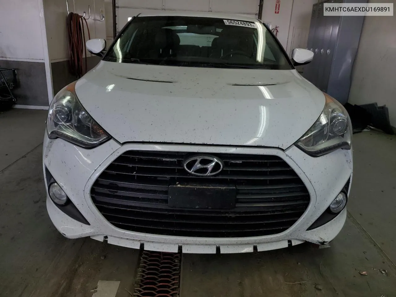 2013 Hyundai Veloster Turbo VIN: KMHTC6AEXDU169891 Lot: 56524893