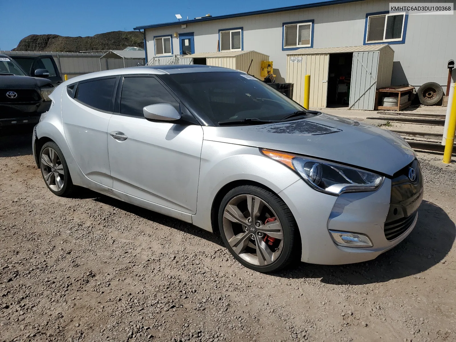 2013 Hyundai Veloster VIN: KMHTC6AD3DU100368 Lot: 56896614