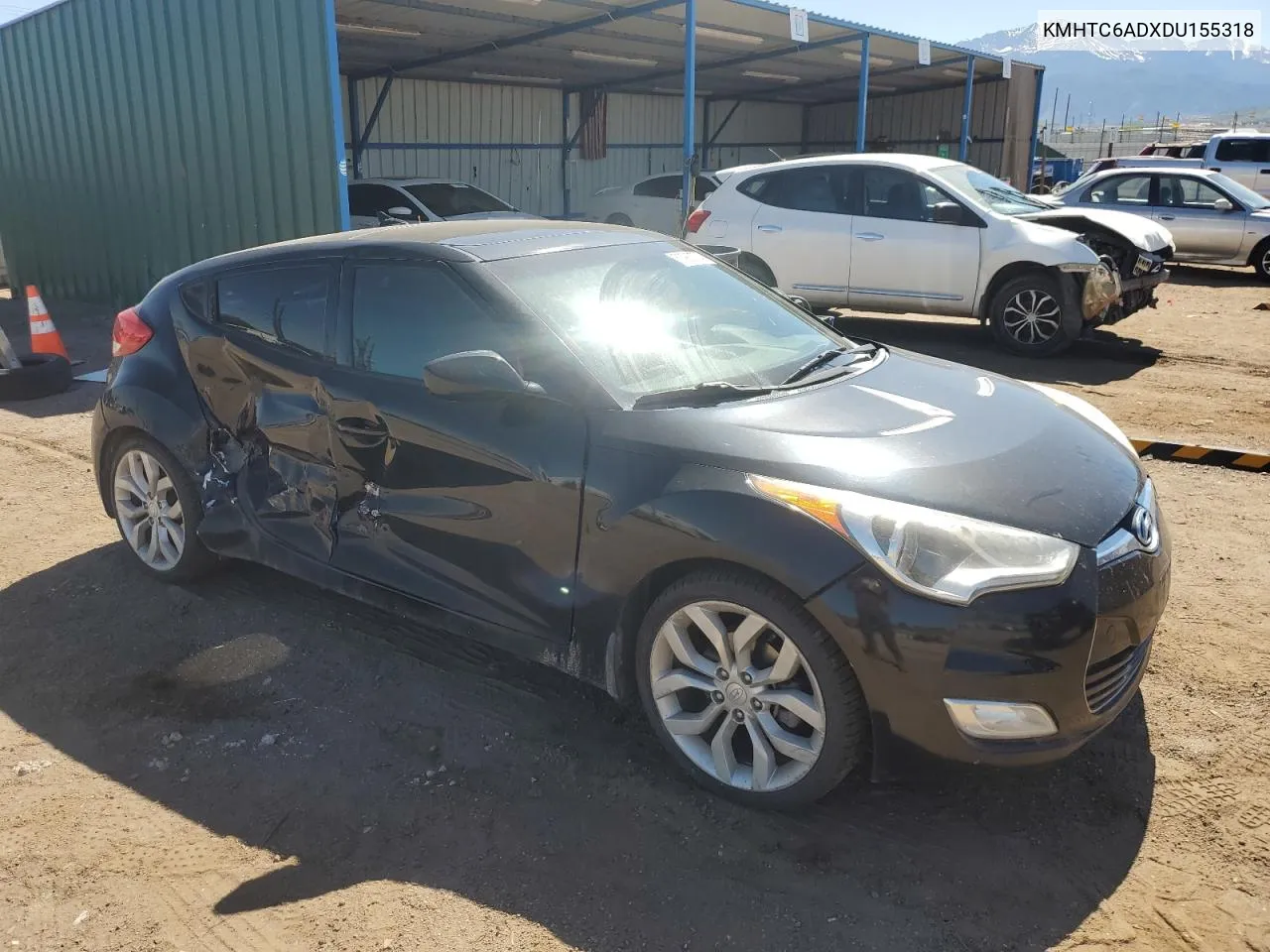 2013 Hyundai Veloster VIN: KMHTC6ADXDU155318 Lot: 57983774