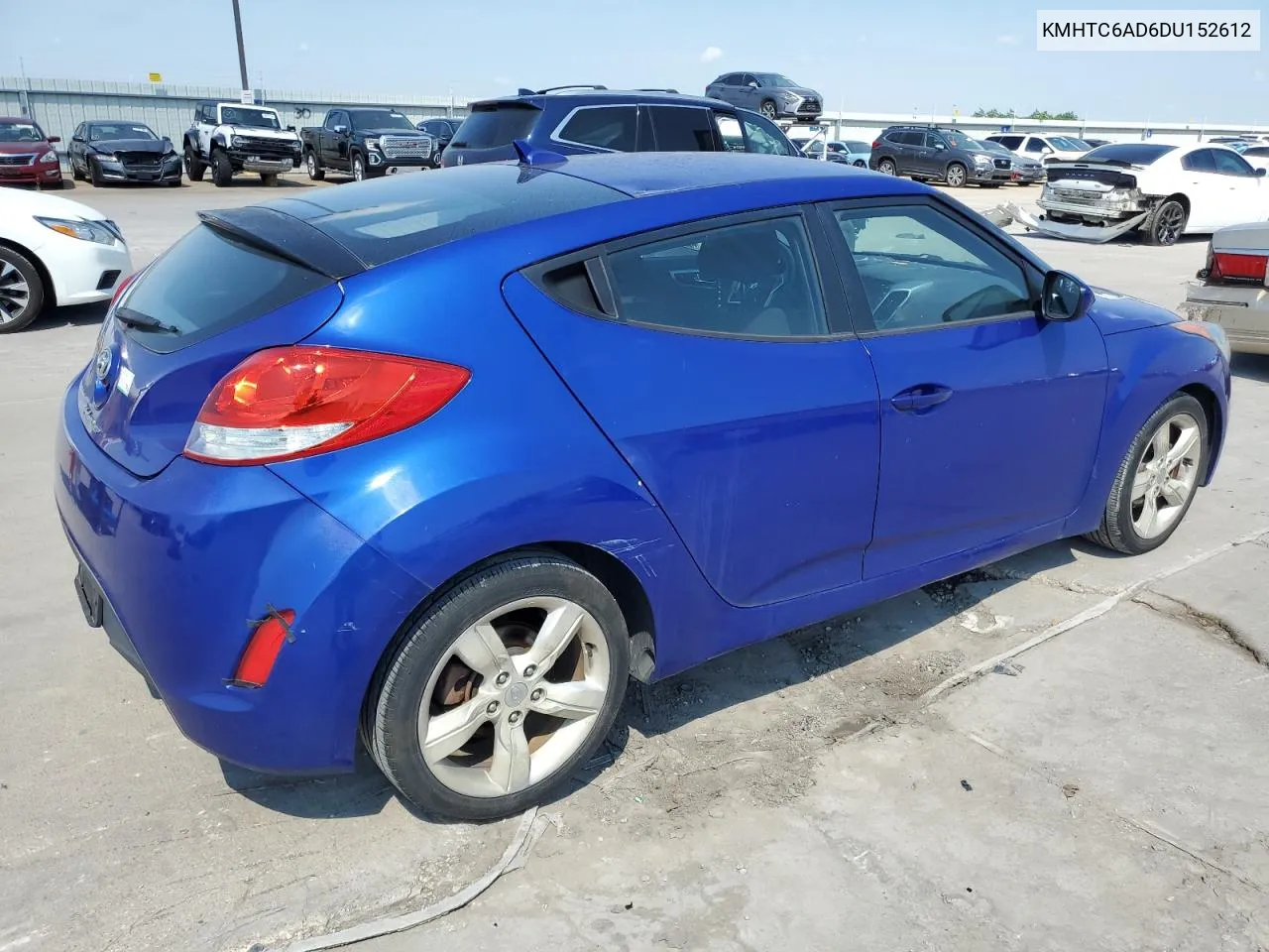 2013 Hyundai Veloster VIN: KMHTC6AD6DU152612 Lot: 59293724