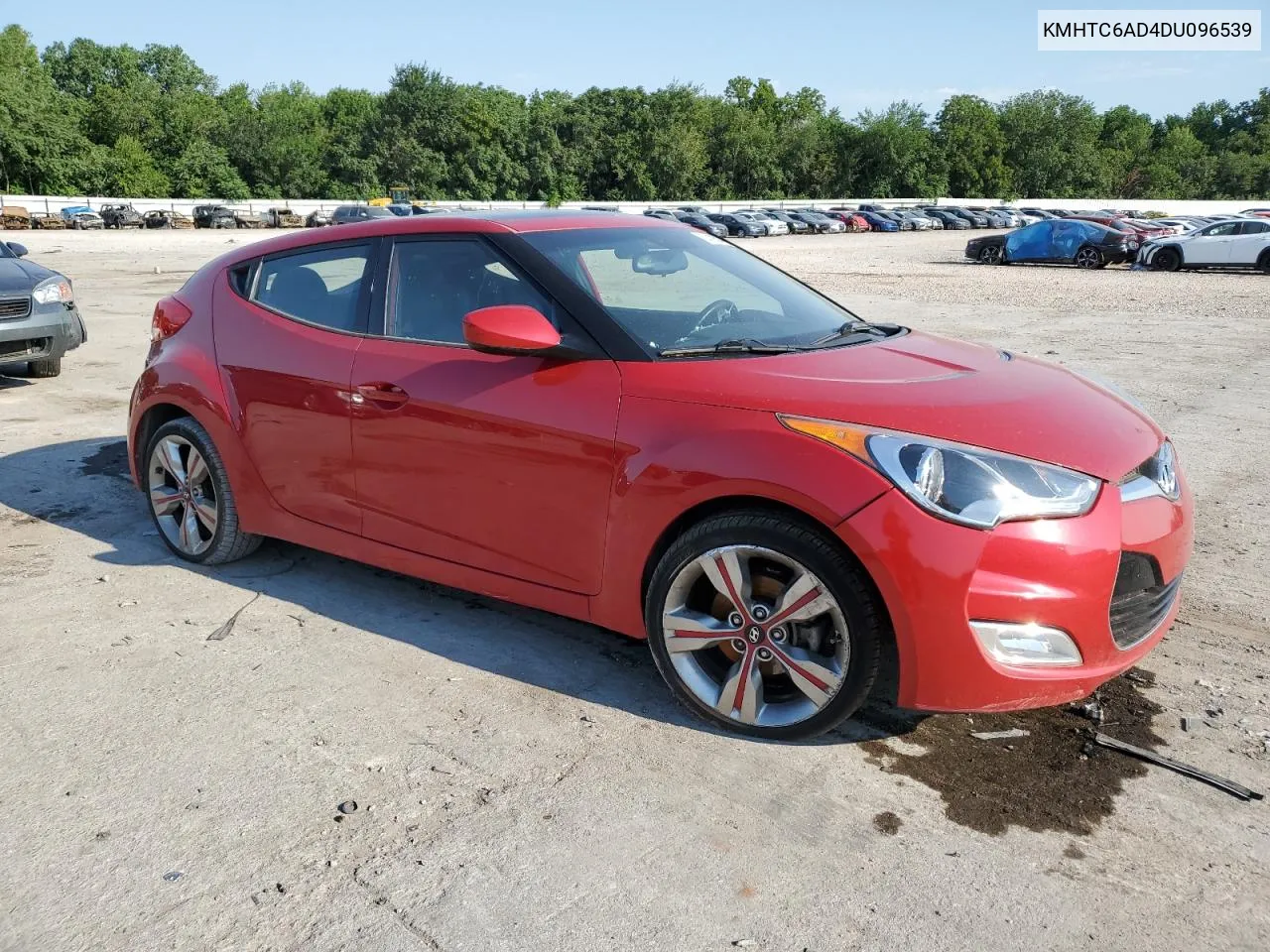 2013 Hyundai Veloster VIN: KMHTC6AD4DU096539 Lot: 62462894