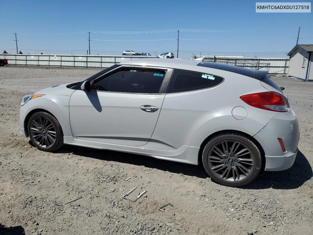 2013 Hyundai Veloster VIN: KMHTC6ADXDU127518 Lot: 63247374