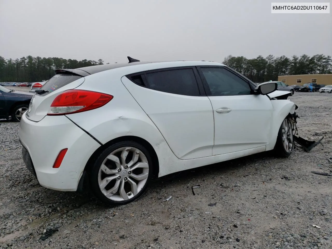 2013 Hyundai Veloster VIN: KMHTC6AD2DU110647 Lot: 63591044