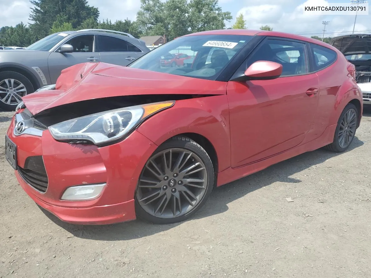 2013 Hyundai Veloster VIN: KMHTC6ADXDU130791 Lot: 64660654