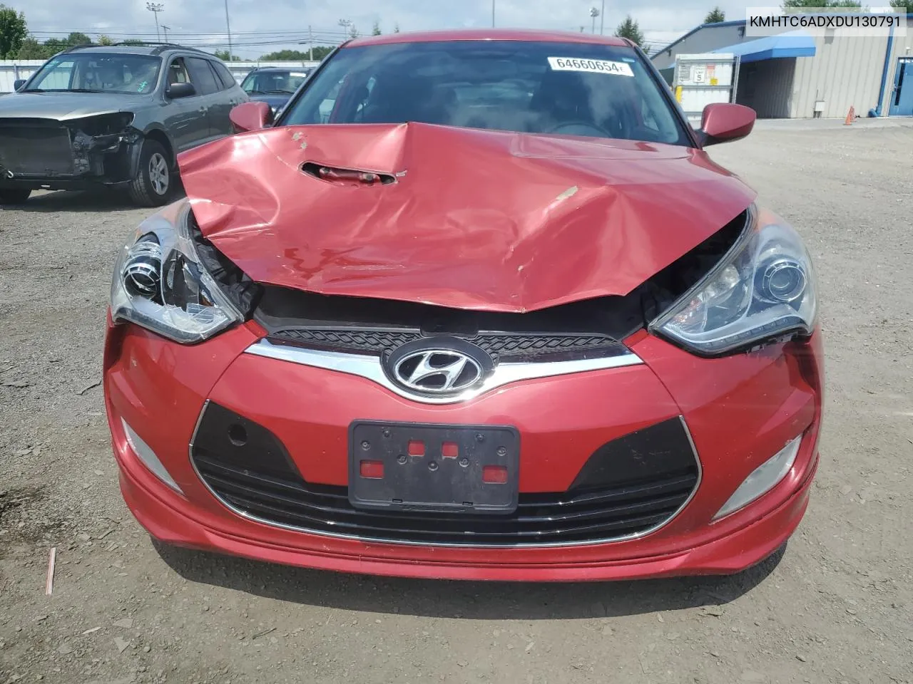 2013 Hyundai Veloster VIN: KMHTC6ADXDU130791 Lot: 64660654