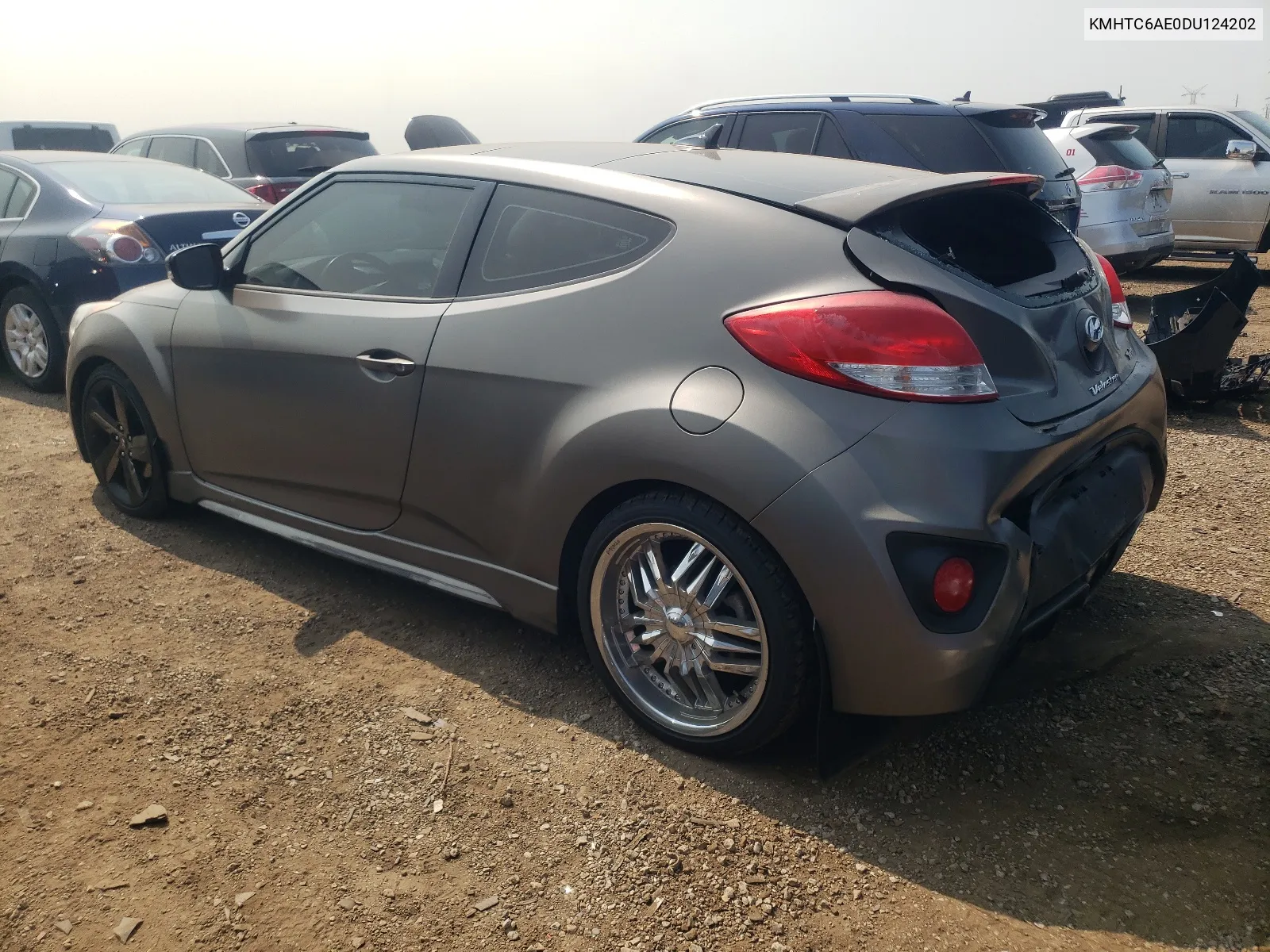 2013 Hyundai Veloster Turbo VIN: KMHTC6AE0DU124202 Lot: 64869724