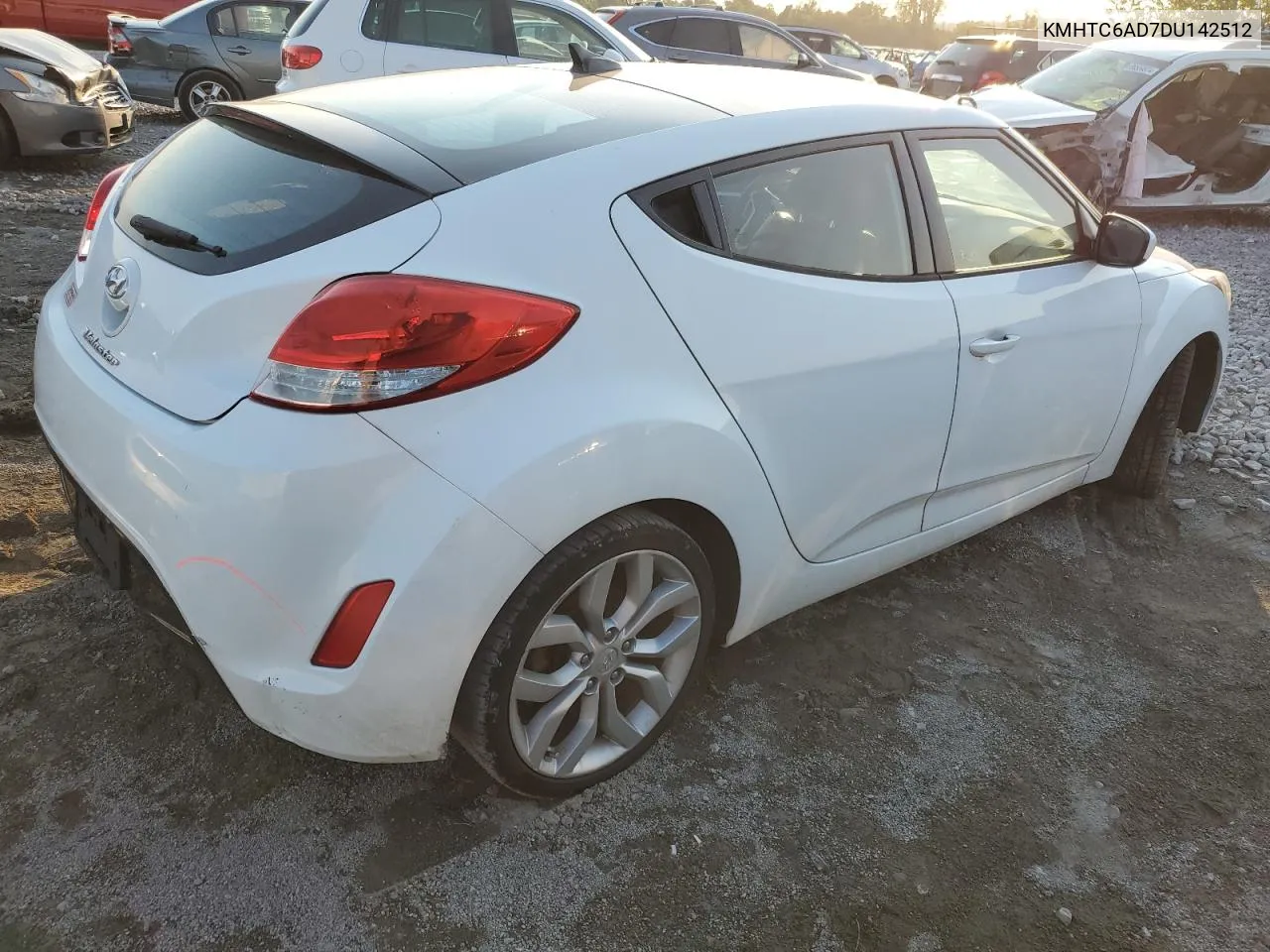 2013 Hyundai Veloster VIN: KMHTC6AD7DU142512 Lot: 64877744